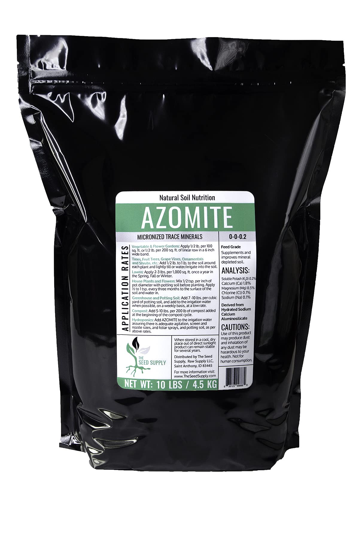 The Seed Supply Azomite Micronized Trace Mineral Powder - 4oz