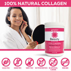 Step Above Proteins Beauty Collagen Peptides Berry Hibiscus - 12 Oz - image 2