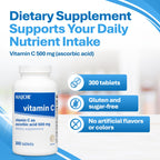 MAJOR Vitamin C 500 mg Immune Support - 300 Tablets - image 4
