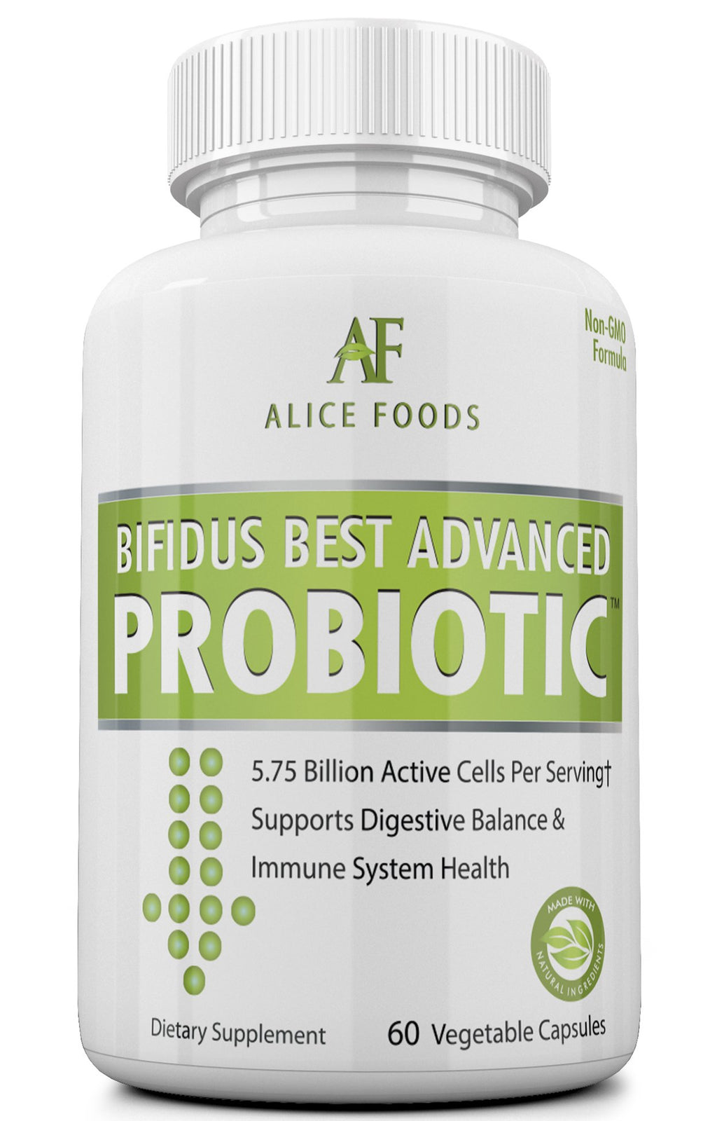 Alice Foods Bifidus Best Advanced Probiotic - 60 Capsules