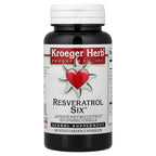 Kroeger Herb Co Resveratrol Six - 60 Vegetarian Capsules