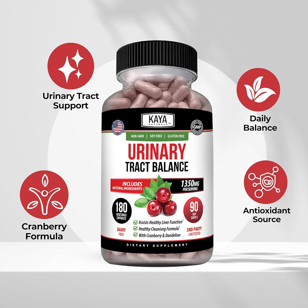 Kaya Naturals D-Mannose Capsules with Cranberry - 180 Vegetarian Capsules - image 4