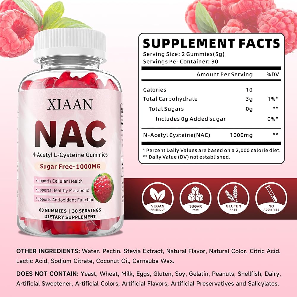 XIAAN NAC Gummies 1000mg