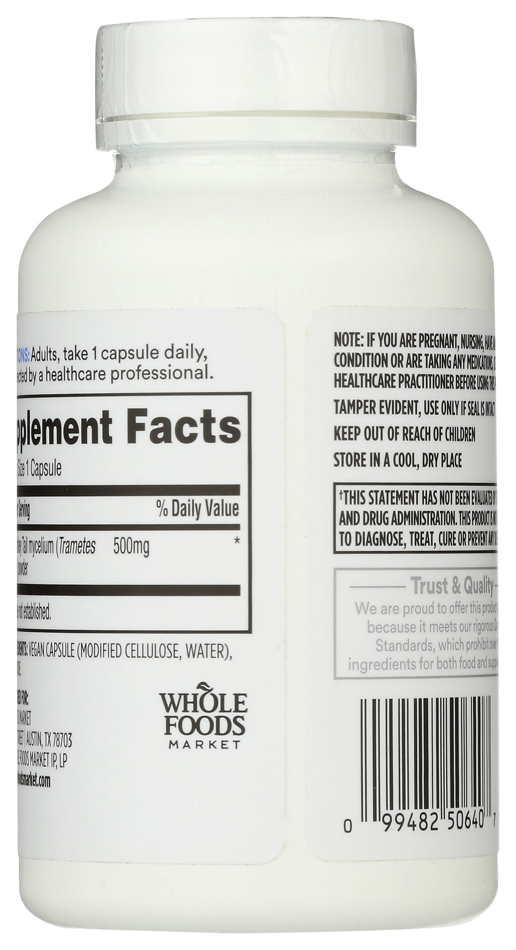 365 by Whole Foods Market Turkey Tail - 90 Capsules - image 2