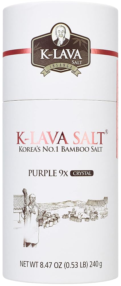 K-LAVA SALT Purple 9X Bamboo Salt Crystal - 8.47 oz