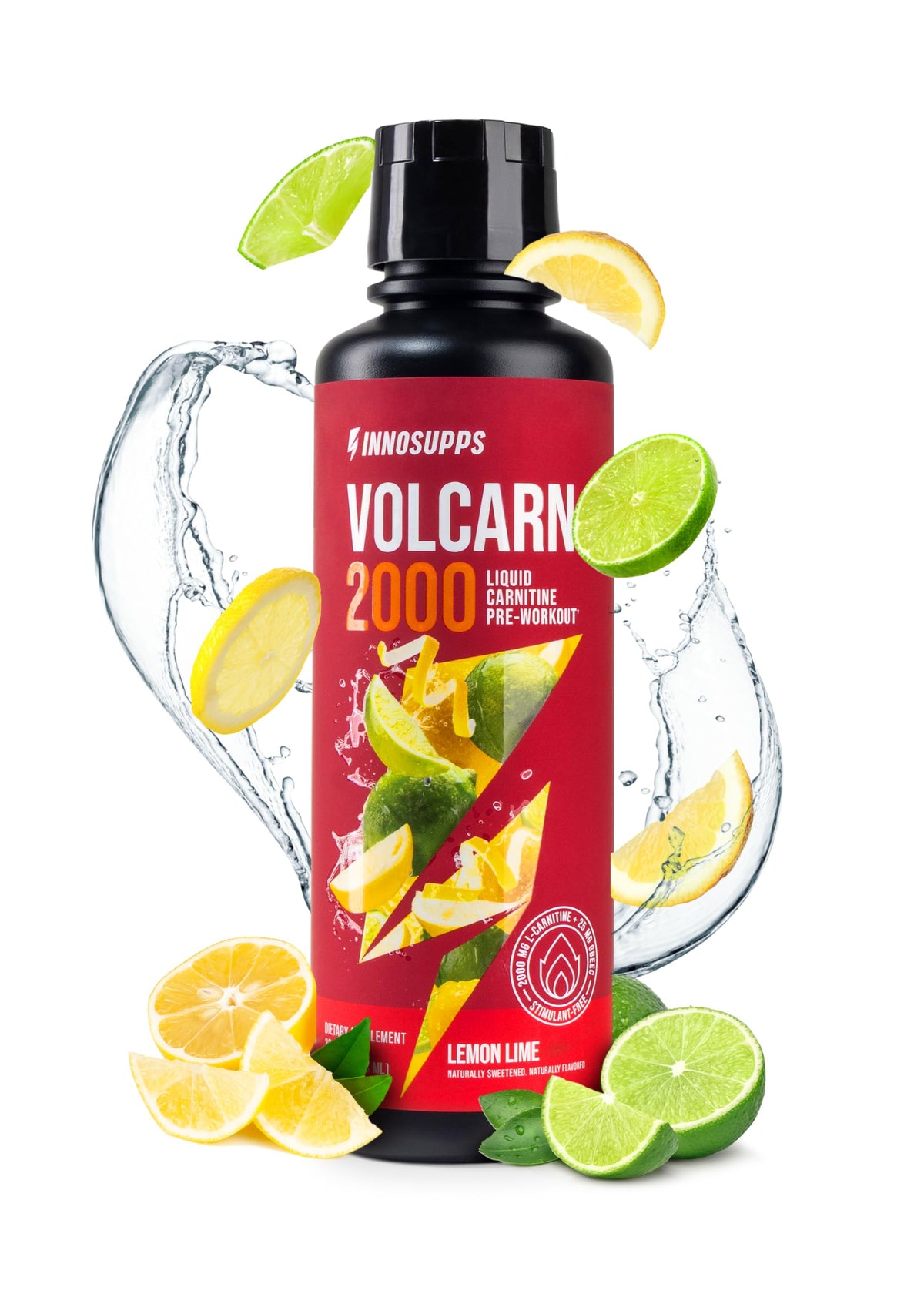 InnoSupps Volcarn 2000 - Liquid L-Carnitine for Men & Women