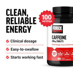 Force Factor Caffeine Pills 200mg