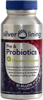 Generic Silver Lining Pre & Probiotics + Digestive Enzymes