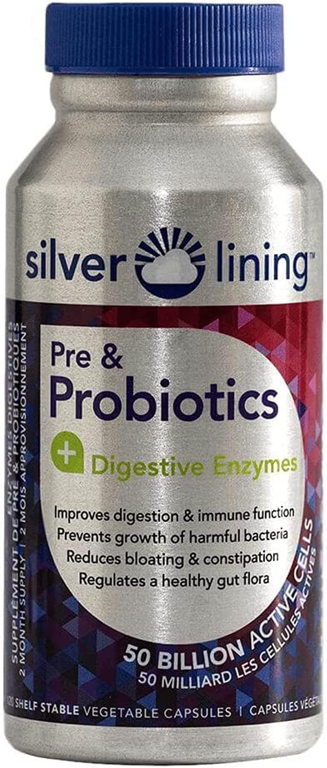 Generic Silver Lining Pre & Probiotics + Digestive Enzymes