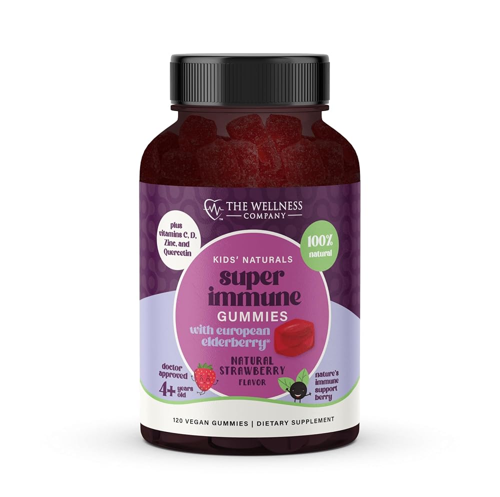The Wellness Company Super Immune Elderberry Gummies with Zinc & Vitamin C