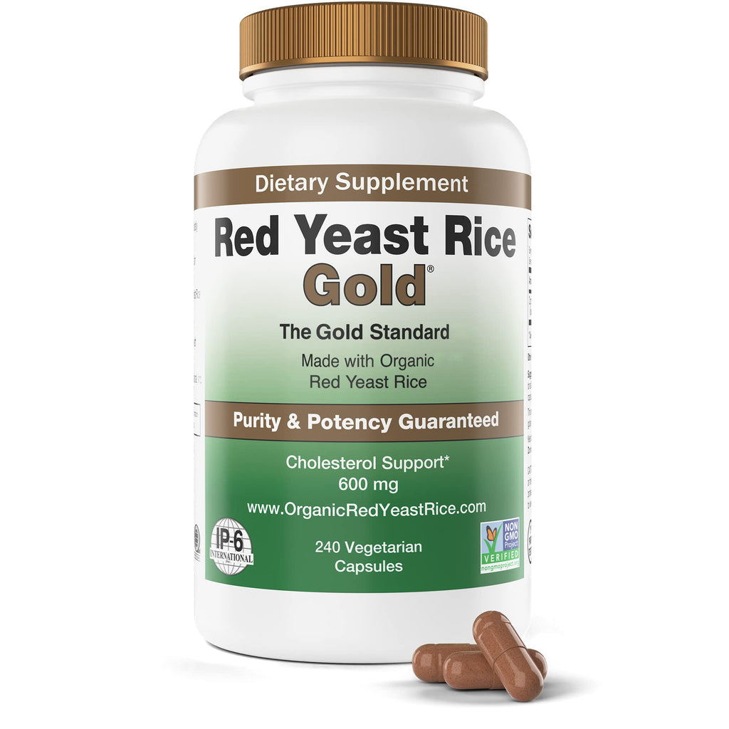 Red Yeast Rice Gold Devicare 1200 mg per 2 Capsule Serving