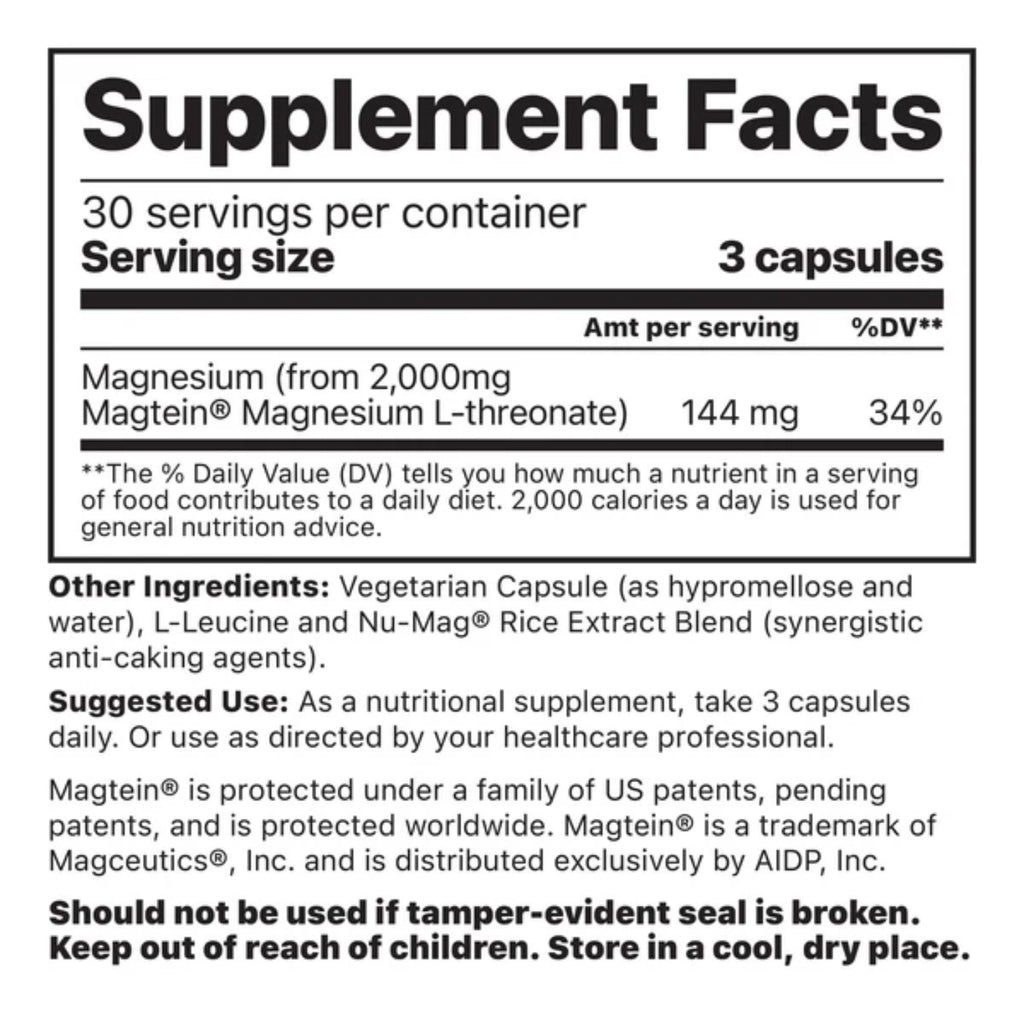 Jigsaw Health Brain Boost Magnesium L-Threonate - 90 Capsules - image 2
