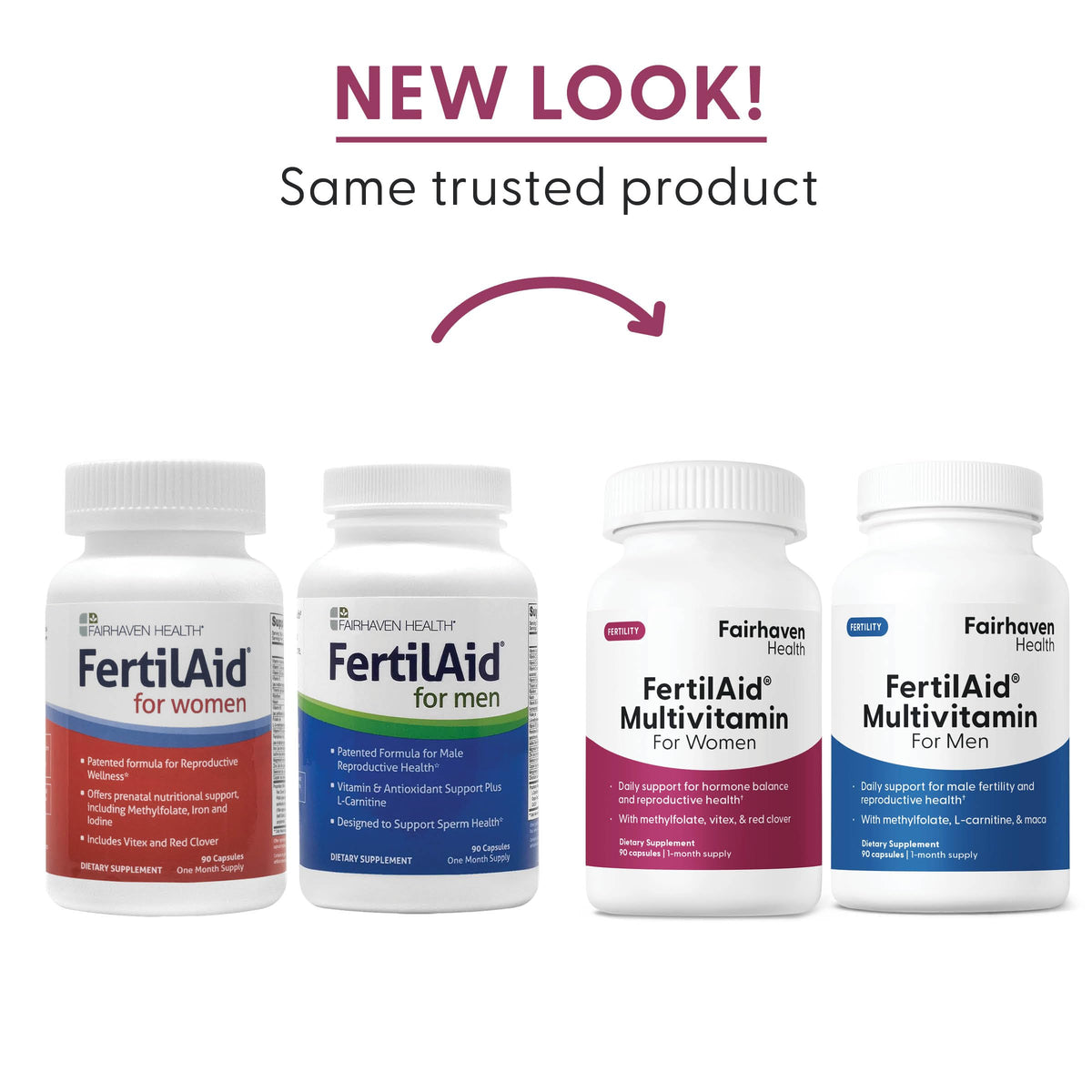 Fairhaven Health FertilAid for Men and Women Combo - 180 Capsules - image 4