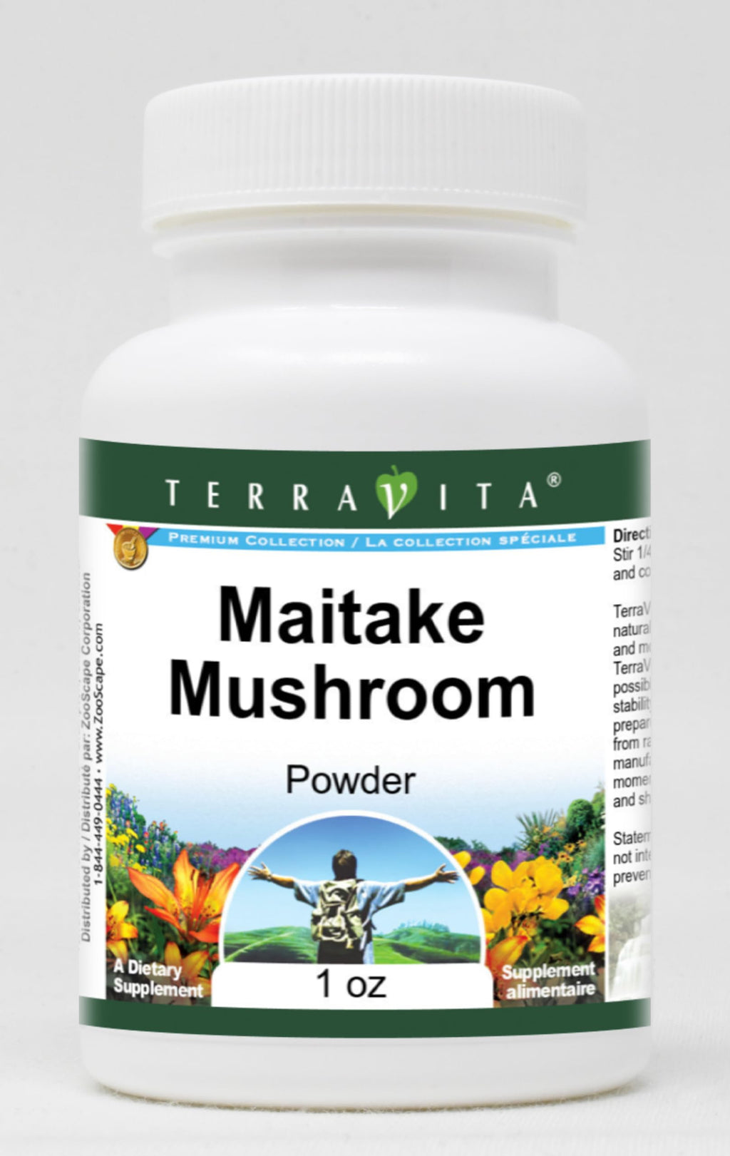 Terravita Maitake Mushroom Powder - 1 oz