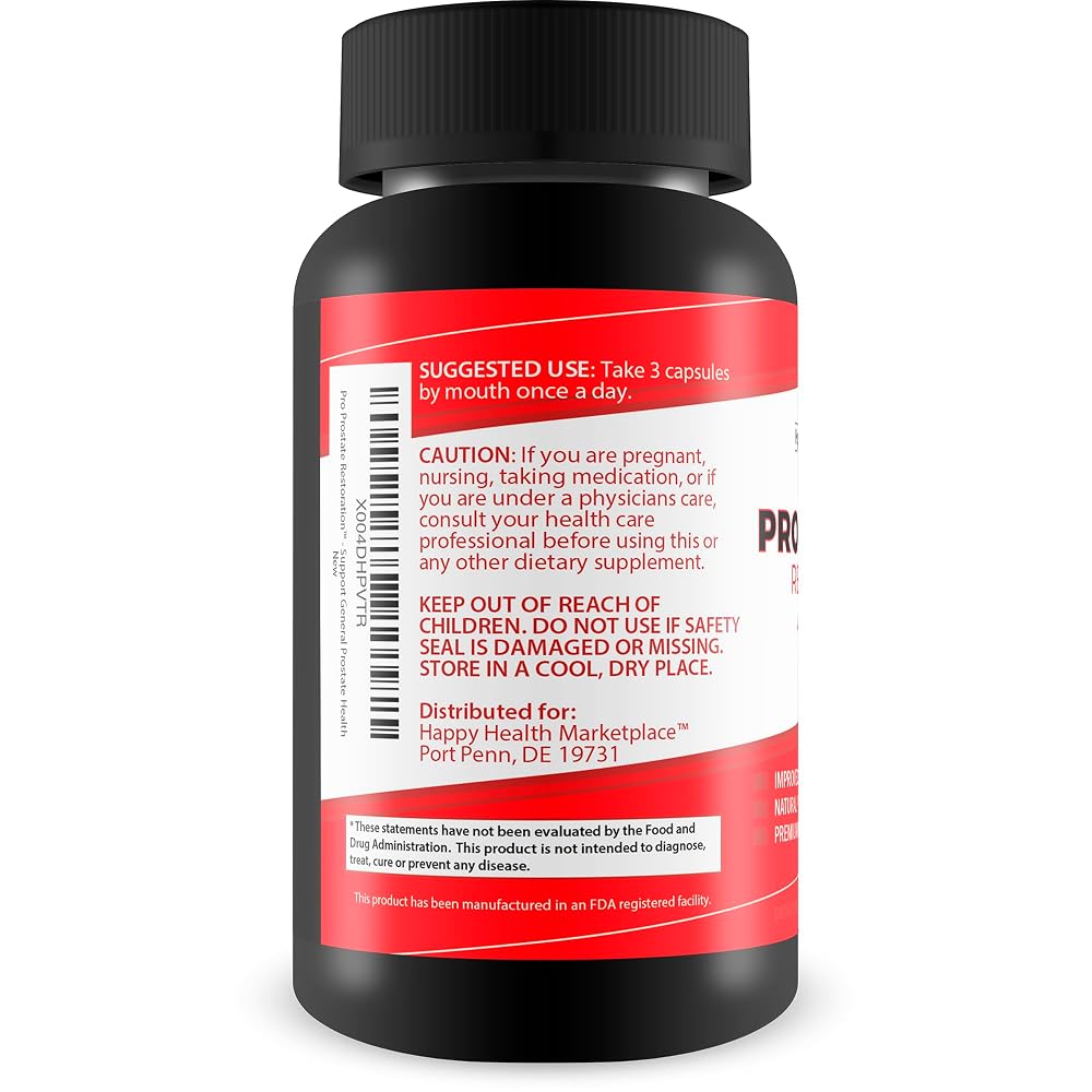Happy Health Marketplace Pro Prostate Restoration - 90 Capsules - image 3