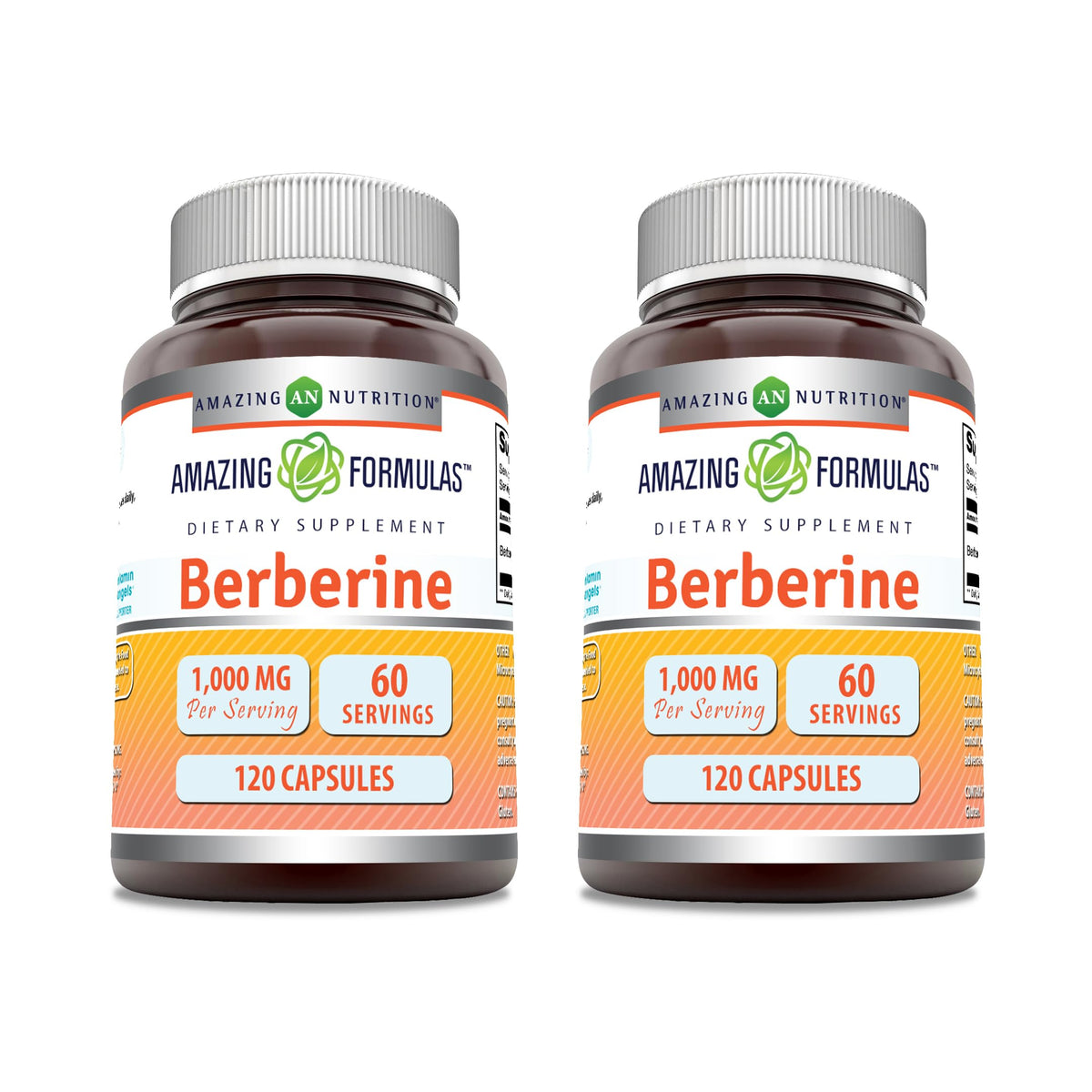 Amazing Formulas Berberine 1000mg Per Serving Capsules Supplement