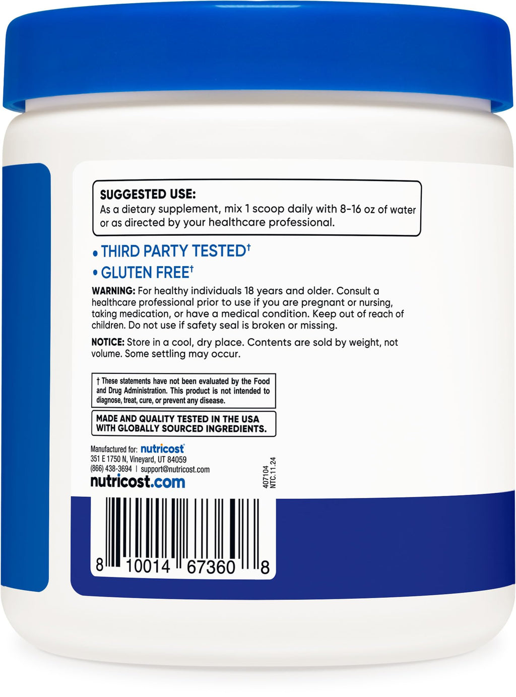 Nutricost NUTRITIONAL_SUPPLEMENT