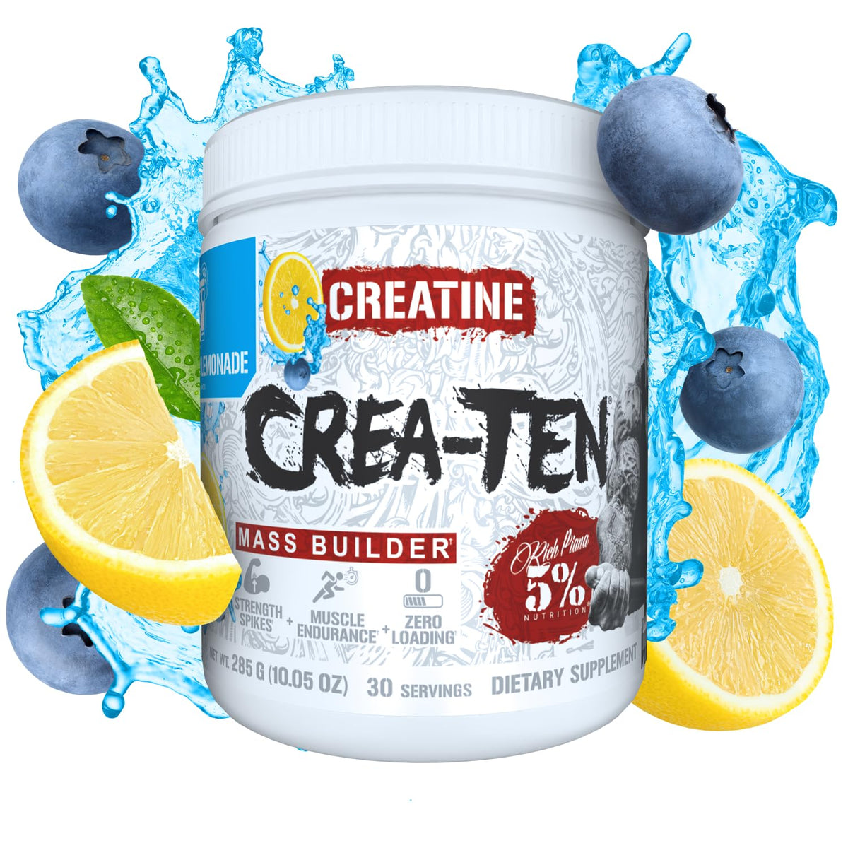 5% Nutrition CreaTEN - Flavored Creatine Powder Blend