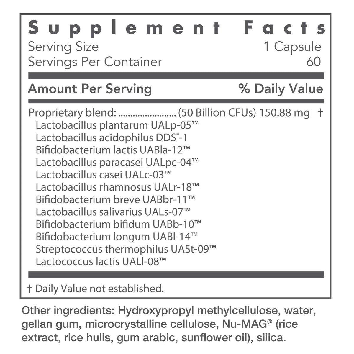 NutriCology Restore-Biotic Complete 50 Billion CFU - 60 Capsules - image 2