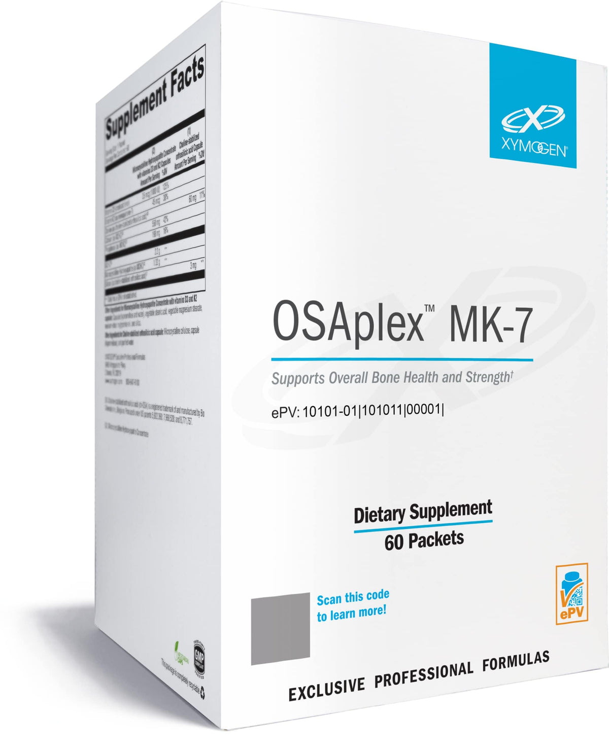 XYMOGEN OSAplex MK-7 Bone Support - 60 Packets