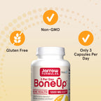 Jarrow Formulas BoneUp Vitamin D3 and Calcium - 180 Capsules - image 5