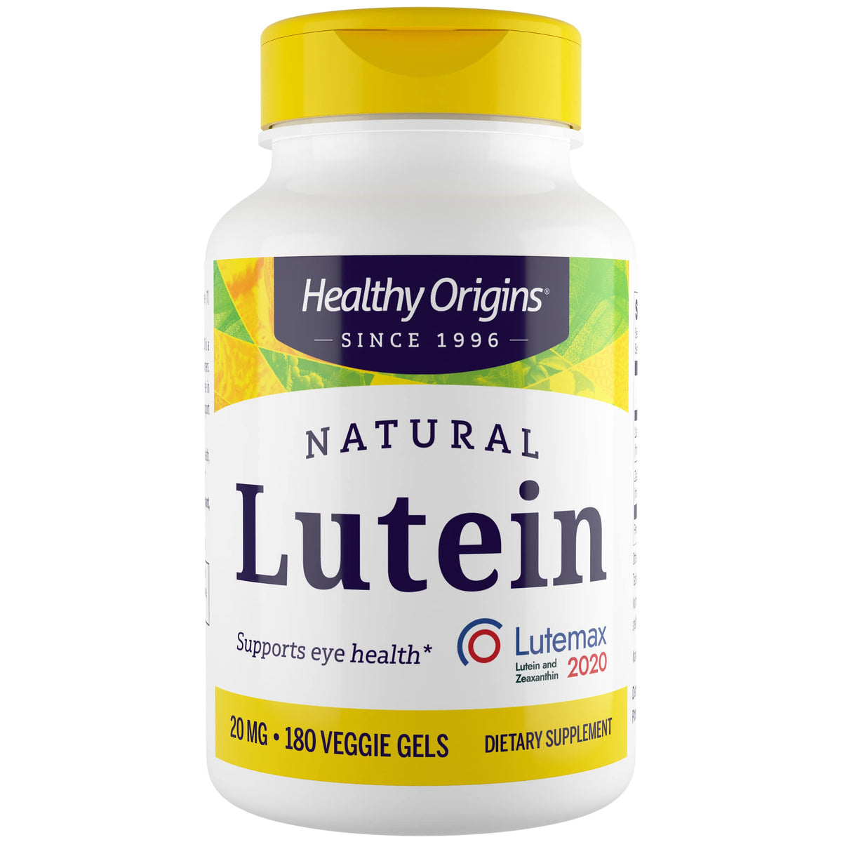 Healthy Origins Lutein Lutemax 2020 20 mg Eye Support - 180 Softgels
