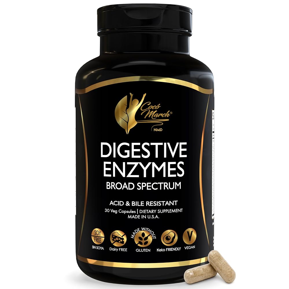 Cocó March N.M.D Digestive Enzymes 18 Blend - 30 Veg Capsules
