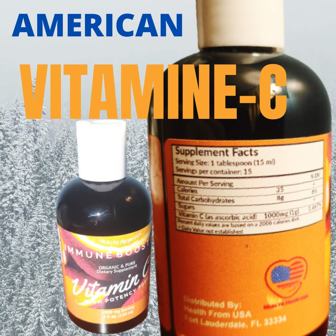 Health From USA Vitamin C - 60 Tablets - image 2