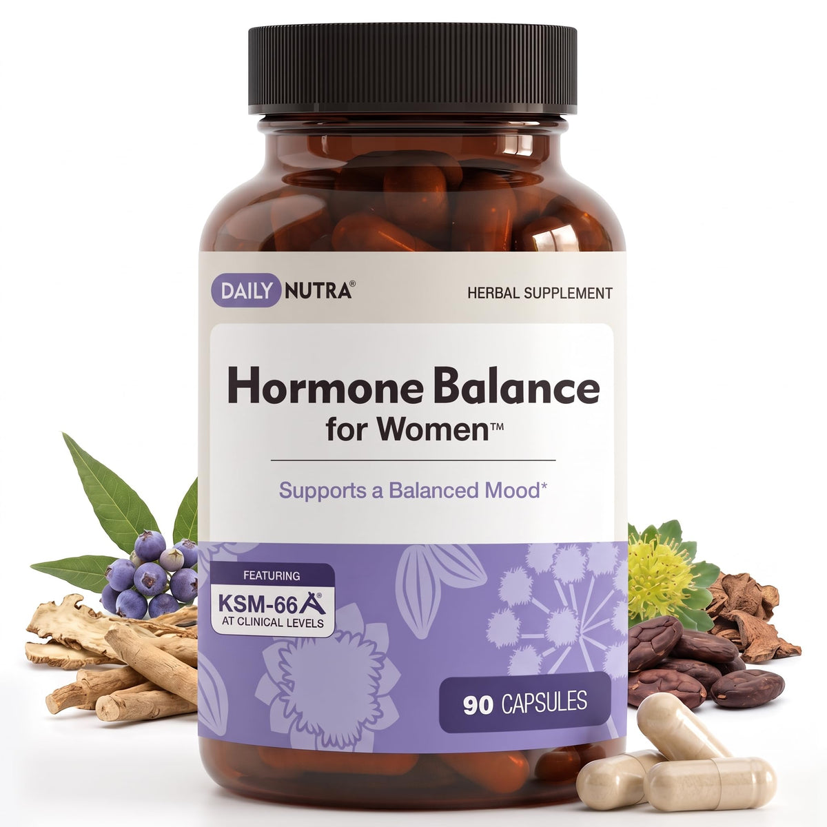 DailyNutra Hormone Balance for Women Supplement - 90 Capsules