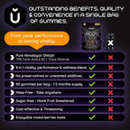 Moogǔ Organics Shilajit 6000mg Gummies Peak Male Performance - 90 Count - image 7