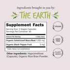 Happy Healthy Hippie Organic Maca Root Capsules 1200 mg - 120 Count - image 5