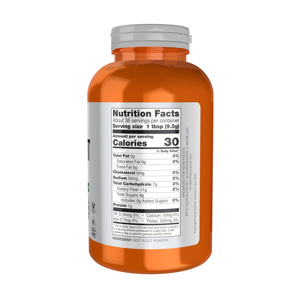 NOW Sports Beet Root Powder with Naturally Occurring Nitrates - 12 oz - image 2