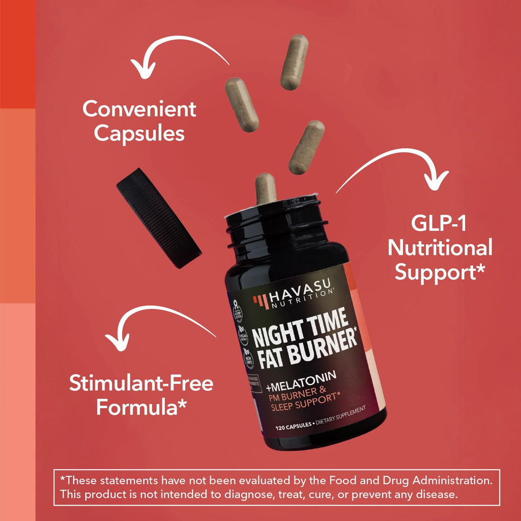 Havasu Nutrition Night Time Fat Burner - 120 Capsules - image 7