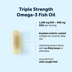 Micro Ingredients Triple Strength Omega-3 Fish Oil 4,200 mg - 240 Softgels - image 3
