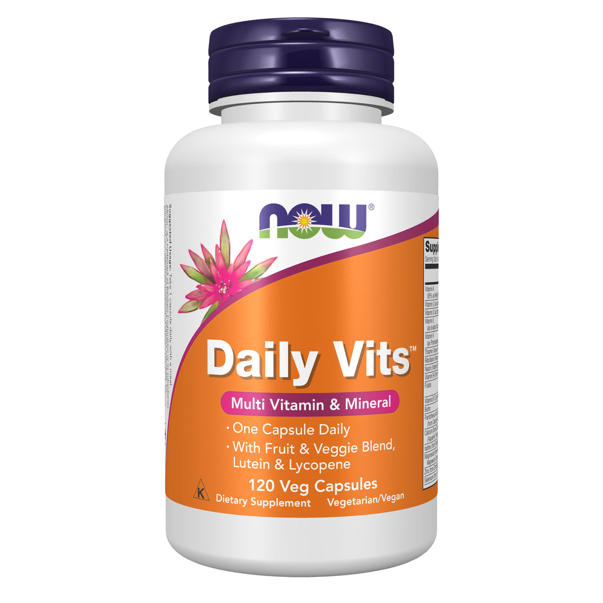Now Supplements, Daily Vits™with Fruit & Veggie Blend, Lutein