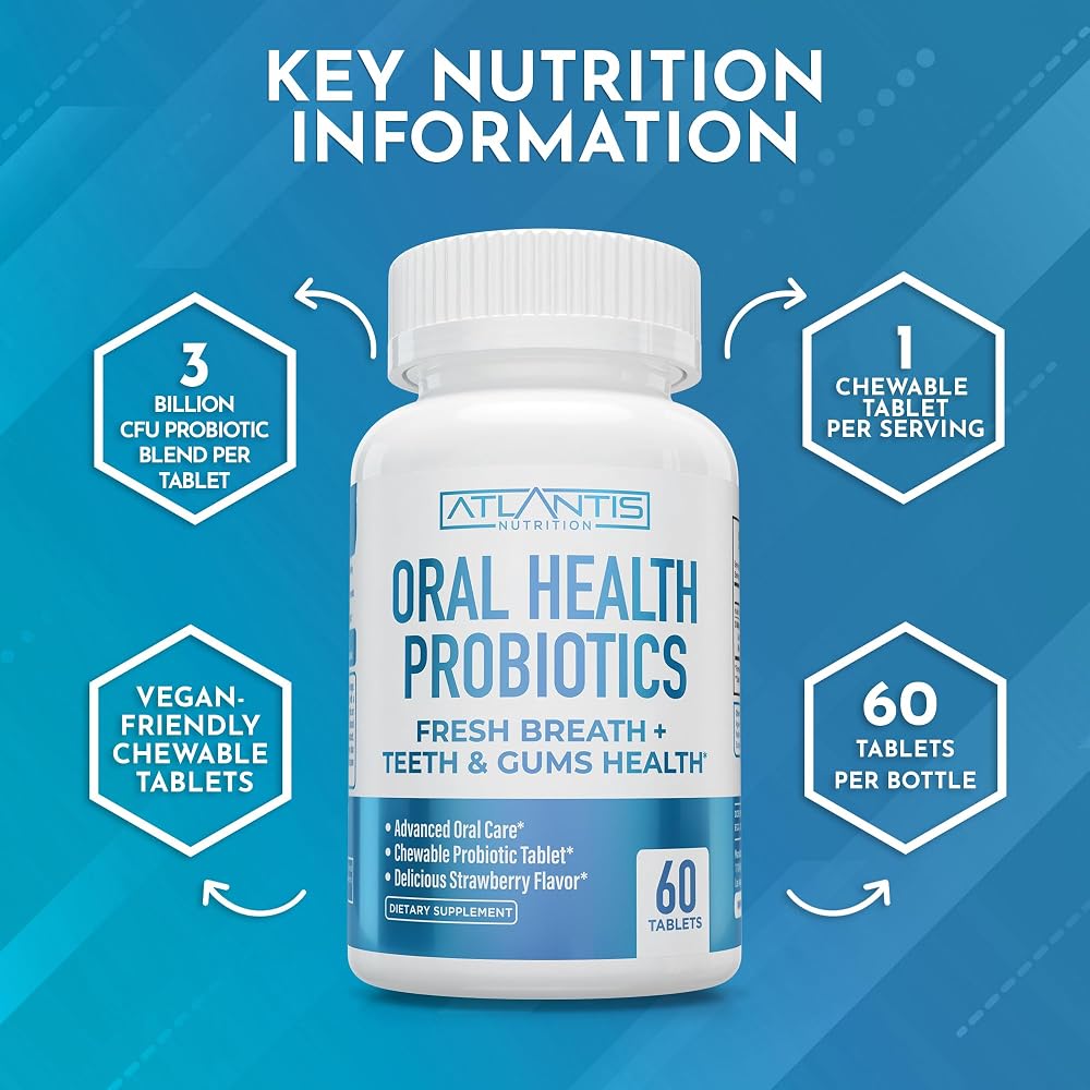 Atlantis Nutrition Oral Probiotics Chewable Tablet - 60 Tablets - image 6