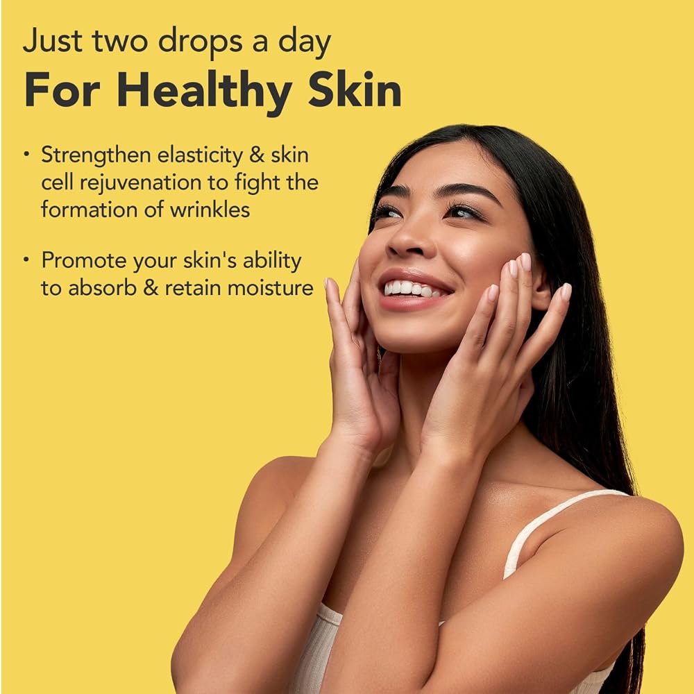 Super Natural Goods Liquid Biotin & Collagen 70,000mcg Hair Growth Vitamin - 4oz - image 2