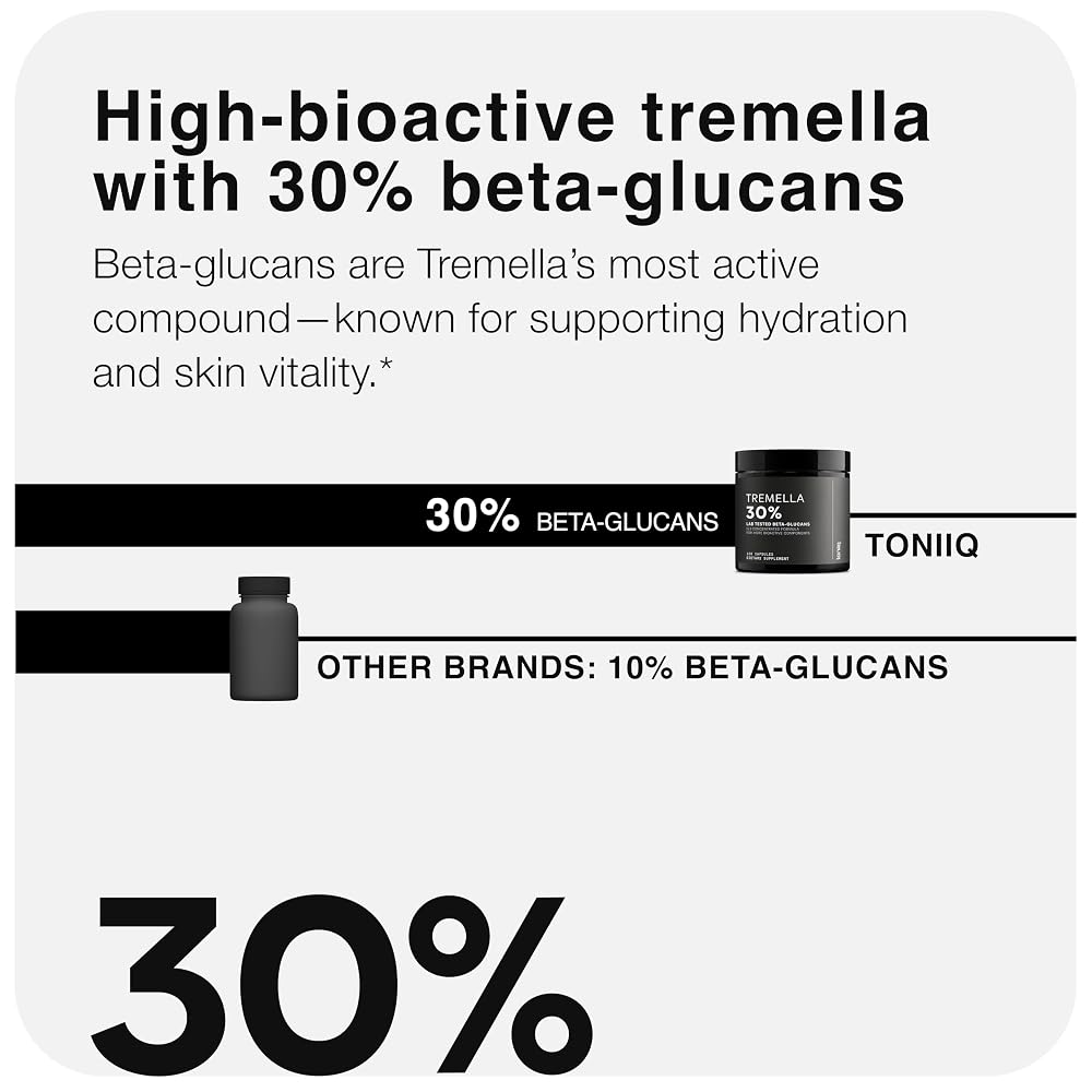 Toniiq Tremella Mushroom 15:1 Extract Immune Support - 120 Capsules - image 6
