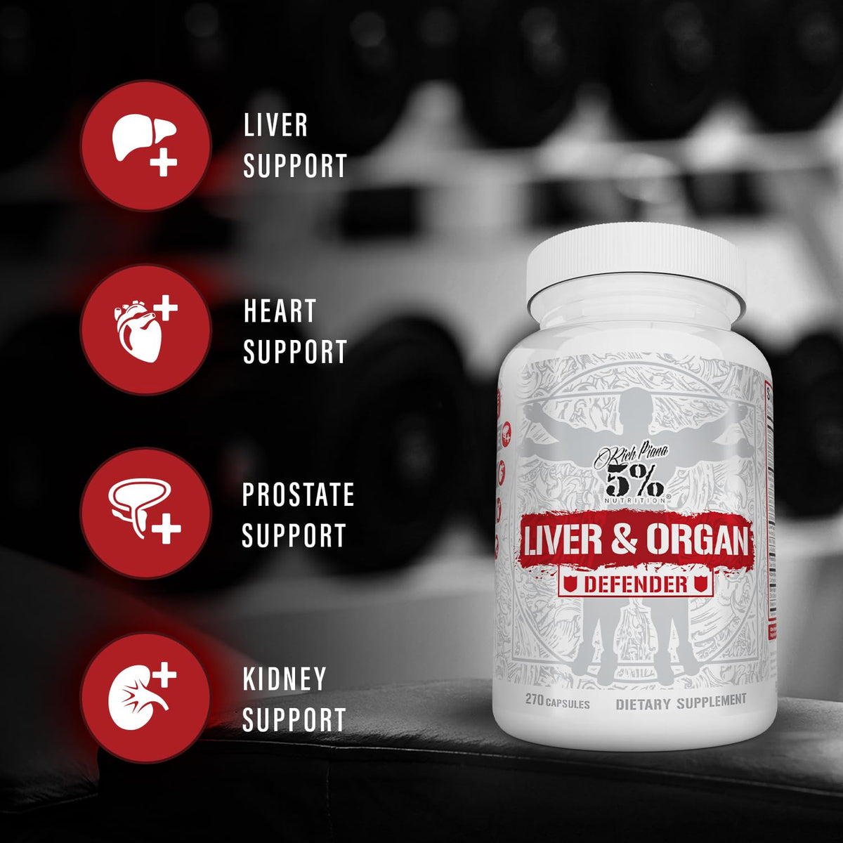 5% Nutrition Liver & Organ Defender Cycle Support Plus NAC - 270 Capsules - image 3