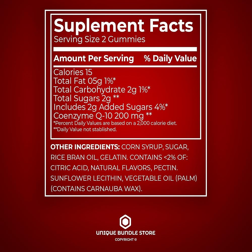 Unique Bundle Store COQ10 200 mg