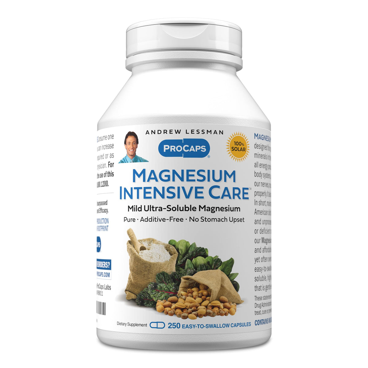 ANDREW LESSMAN Magnesium Intensive Care Capsules - 200mg Mild