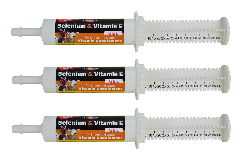 Durvet Sheep & Goat Selenium Vitamin E Gel - 3 Pack