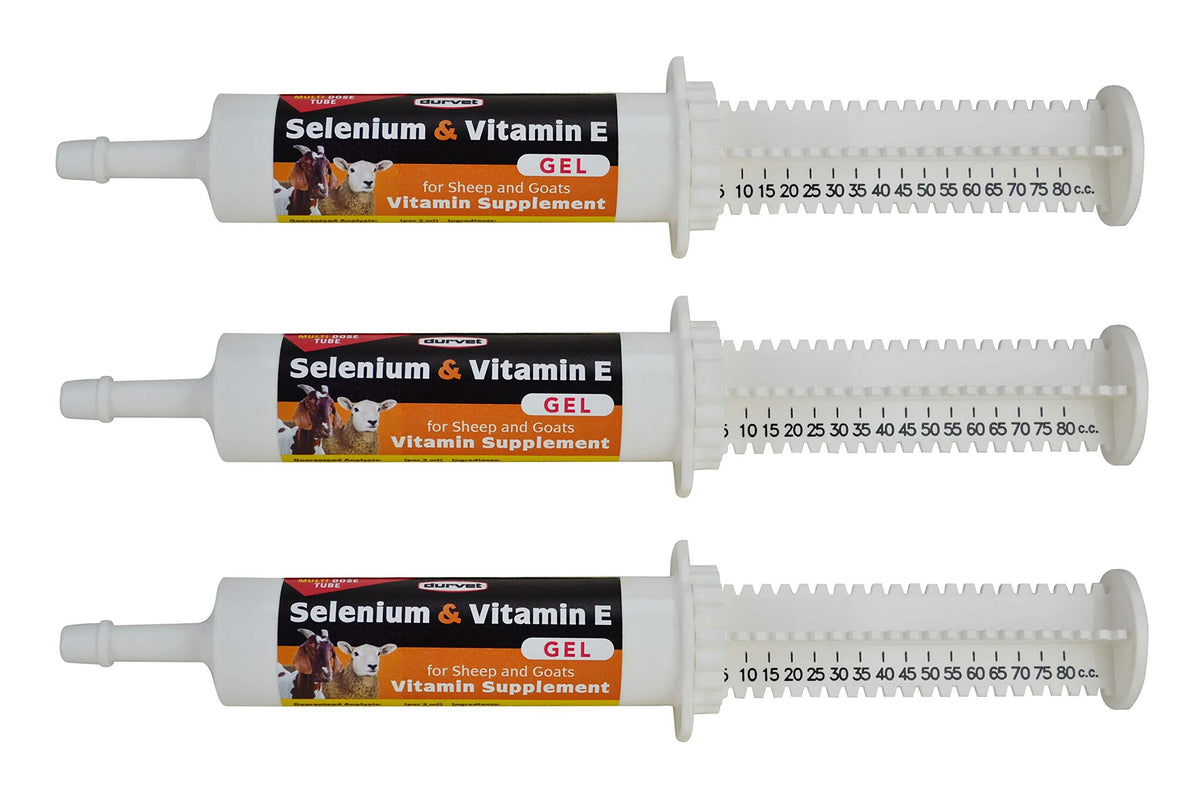 Durvet Sheep & Goat Selenium Vitamin E Gel - 3 Pack