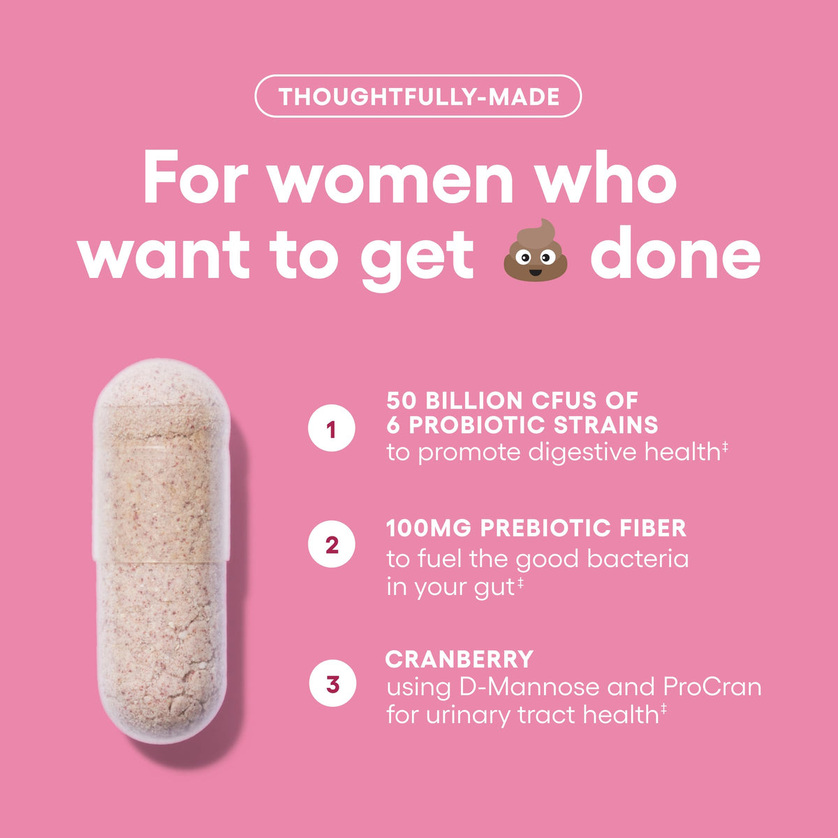Physician's Choice Probiotics for Women 50 Billion CFU - 60 Capsules - image 5