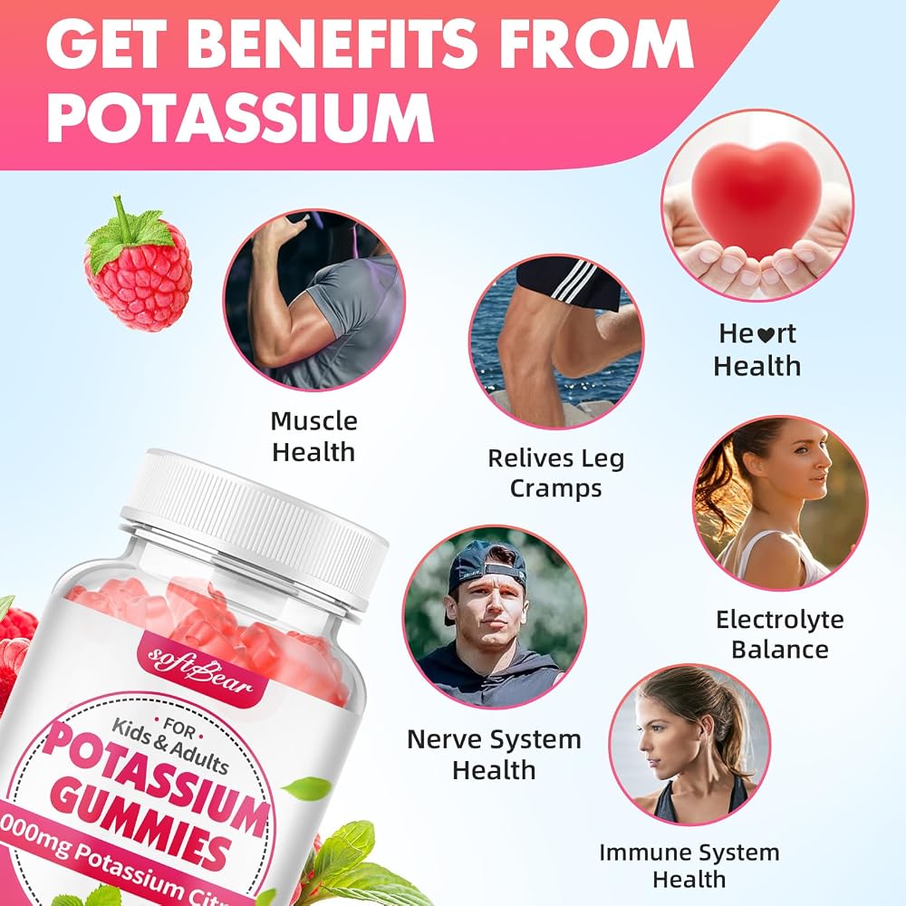softbear Potassium Citrate 1000mg Gummies