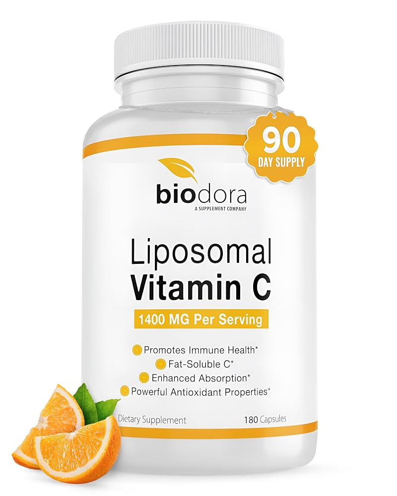 Biodora Liposomal Vitamin C Immune Support - 180 Capsules