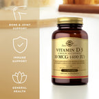 Solgar Vitamin D3 10 MCG (400 IU) - 100 Softgels - image 4