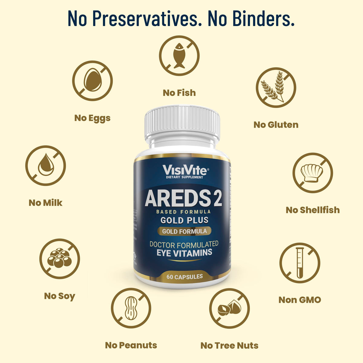 VisiVite Doctor Formulated AREDS 2 Plus Eye Vitamins - 180 Capsules - image 5