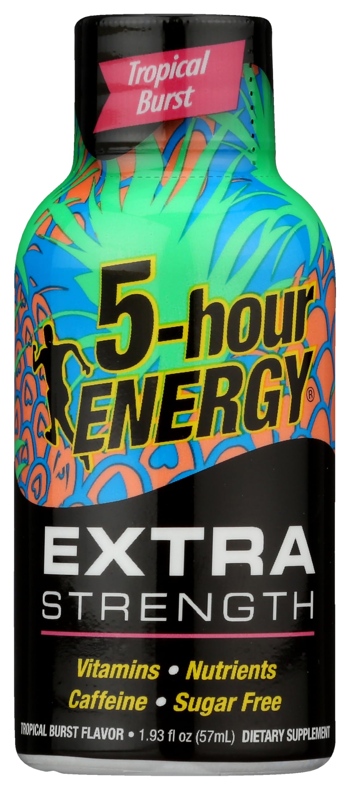 Living Essentials 5-Hour Energy Extra Strength Sugar Free Tropical - 12 Pack