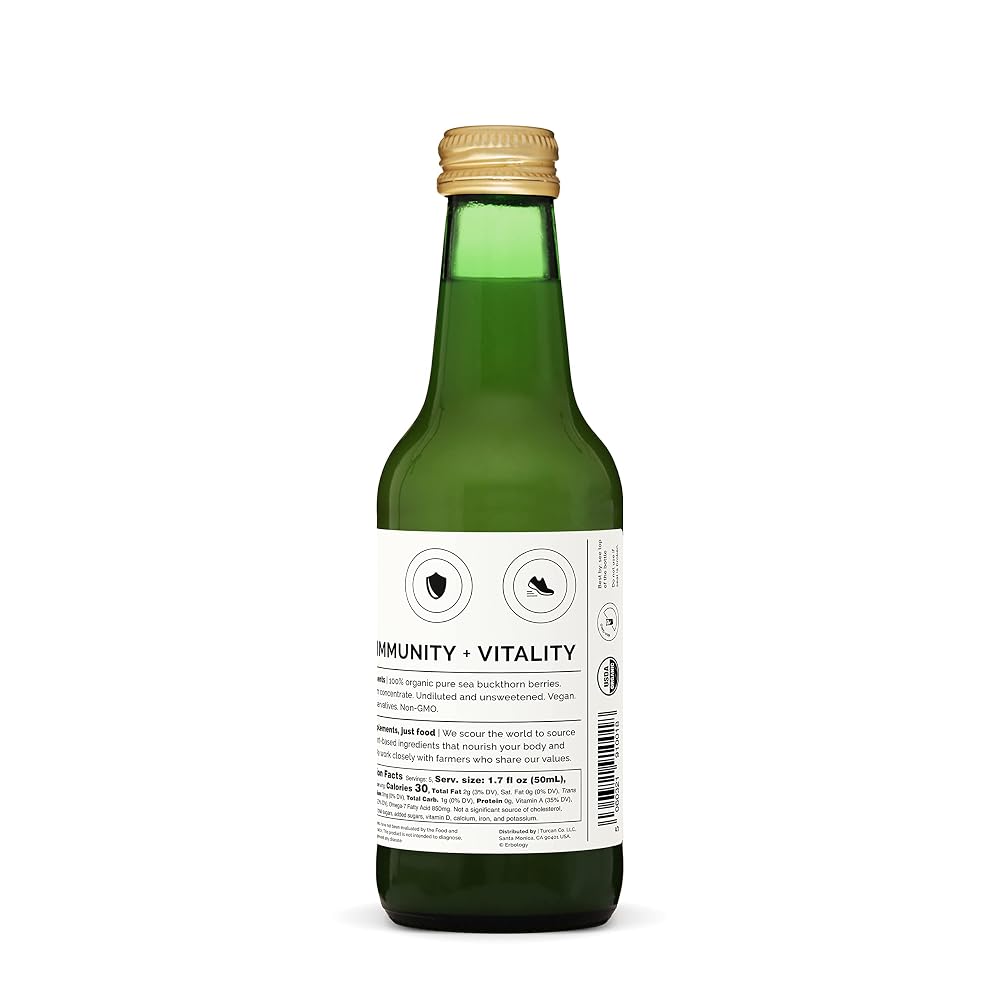 Erbology 100% Organic Sea Buckthorn Juice - 250ml (Box of 6) - image 9